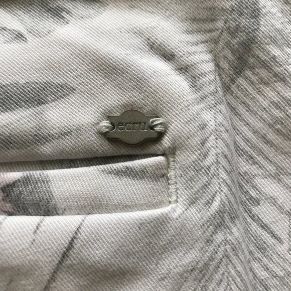 Mitchell Pants by Ecru Sz 8 Tropical Leaf Motif - Picture 5 of 14